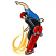 C1: Swoosh---Daffodil(Isacord 40 #1135)&#13;&#10;C2: Swoosh Shading---Papaya(Isacord 40 #1024)&#13;&#10;C3: Swoosh Shading---Spanish Gold(Isacord 40 #1065)&#13;&#10;C4: Skateboard Wheels---Sterling(Isacord 40 #1011)&#13;&#10;C5: Skateboard & Cap---Poinset