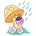 C1: Ladybug & Flower Centers---Carnation(Isacord 40 #1121)&#13;&#10;C2: Mushroom---Daffodil(Isacord 40 #1135)&#13;&#10;C3: Mushroom Underside---Yellow Bird(Isacord 40 #1124)&#13;&#10;C4: Grass---Spring Frost(Isacord 40 #1047)&#13;&#10;C5: Mushroom Outline