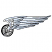 C1: Wings ---White(Isacord 40 #1002)&#13;&#10;C2: Wings Shading---Oxford(Isacord 40 #1222)&#13;&#10;C3: Wing Outlines & Tire---Black(Isacord 40 #1234)&#13;&#10;C4: Tire Highlights---Ice Cap(Isacord 40 #1074)