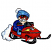 C1: Snow, Teeth & Snowmobile---White(Isacord 40 #1002)&#13;&#10;C2: Snow, Teeth & Snowmobile Shading---Oxford(Isacord 40 #1222)&#13;&#10;C3: Boot & Cap---Crystal Blue(Isacord 40 #1249)&#13;&#10;C4: Snowmobile Logo---Citrus(Isacord 40 #1187)&#13;&#10;C5: S