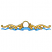 C1: Banner---Crystal Blue(Isacord 40 #1249)&#13;&#10;C2: Banner Frame---Tropical Blue(Isacord 40 #1534)&#13;&#10;C3: Frame---Lemon(Isacord 40 #1167)&#13;&#10;C4: Frame Shading---Liberty Gold(Isacord 40 #1025)&#13;&#10;C5: Frame Outlines---Chocolate(Isacor