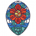 C1: Center Light Sections---Yellow(Isacord 40 #1187)&#13;&#10;C2: Center Dark Sections---Fox Fire(Isacord 40 #1184)&#13;&#10;C3: Dark Red Sections---Tulip(Isacord 40 #1533)&#13;&#10;C4: Light Red Sections---Poppy(Isacord 40 #1037)&#13;&#10;C5: Light Green