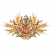 C1: Wheat Silk---Honey Gold(Isacord 40 #1025)&#13;&#10;C2: Wheat & Leaves---Parchment(Isacord 40 #1066)&#13;&#10;C3: Wheat Shading---Candlelight(Isacord 40 #1137)&#13;&#10;C4: Leaves Outlines---Autumn Leaf(Isacord 40 #1126)&#13;&#10;C5: Leaf---Vanilla(Isa