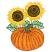 C1: Leaves---Spring Frost(Isacord 40 #1047)&#13;&#10;C2: Leaf Shading---Marsh(Isacord 40 #1209)&#13;&#10;C3: Leaf Outlines---Golden Brown(Isacord 40 #1173)&#13;&#10;C4: Background Flower Petals---Papaya(Isacord 40 #1024)&#13;&#10;C5: Flower Petals---Sunsh