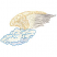 C1: Feathers---Cloud(Isacord 40 #1218)&#13;&#10;C2: Feathers---Muslin(Isacord 40 #1082)&#13;&#10;C3: Feather Shading & Outline---Cornsilk(Isacord 40 #1055)&#13;&#10;C4: Cloud---Eggshell(Isacord 40 #1071)&#13;&#10;C5: Cloud Shading---Ice Cap(Isacord 40 #10