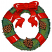 C1: Wreath---Lima Bean(Isacord 40 #1177)&#13;&#10;C2: Wreath Shading---Field Green(Isacord 40 #1517)&#13;&#10;C3: Wreath Shading---Backyard Green(Isacord 40 #1175)&#13;&#10;C4: Pinecone Shading---Black(Isacord 40 #1234)&#13;&#10;C5: Pinecones---Penny(Isac