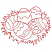 C1: Single Color Design---Poinsettia(Isacord 40 #1147)