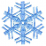 C1: Snowflake Center---Light Jade Metallic(Yenmet/ Isamet #7041)&#13;&#10;C2: Snowflake---Sky II (variegated)(YLI Variations #)