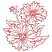 C1: Single Color Design---Poinsettia(Isacord 40 #1147)
