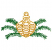 C1: Pine Boughs---Green Metallic(Yenmet/ Isamet #7018)&#13;&#10;C2: Ornament---Gold Metallic(Yenmet/ Isamet #7005)