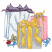 C1: White&#13;&#10;C2: Lt. Blue Gray&#13;&#10;C3: Lavender&#13;&#10;C4: Lt. Lt. Lavender&#13;&#10;C5: Dk. Dk. Purple2&#13;&#10;C6: Lt. Pink2&#13;&#10;C7: Lt. Lt. Peach&#13;&#10;C8: Fuschia2&#13;&#10;C9: Lt. Blue2&#13;&#10;C10: Blue2&#13;&#10;C11: Lt. Avoc