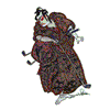SAMURAI GOLFER APPLIQUE