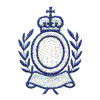 LAUREL WREATH & CROWN CREST
