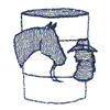 BARREL RACER SILHOUTTE
