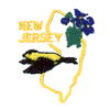 NEW JERSEY OUTLINE & BIRD