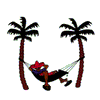 LAYING ON HAMMOCK
