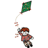 BOY FLYING KITE