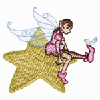 FAIRY SITTING ON STAR