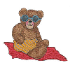 BEAR AT THE BEACH