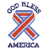 GOD BLESS AMERICA RIBBON