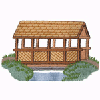 COVERED WOODEN BRIDGE