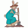 BUNNY DIGGING