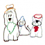 DRESSED DOGS APPLIQUE