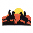 RIDERS SCENE /BACK LOGO