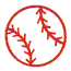 BASEBALL OUTLINE