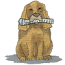 DOG WITH NEWSPAPER
