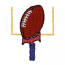FOOTBALL W/GOAL