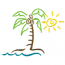 PALM TREE & SUN
